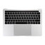 Apple MacBook Pro 13" A1706 (Late 2016 - Mid 2017) - Superior Ramă Tastatură + Tastatură UK + Microfon + Trackpad + Boxe (Silver)