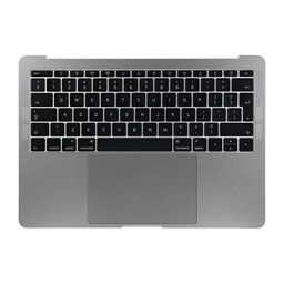 Apple MacBook Pro 13" A1708 (Late 2016 - Mid 2017) - Superior Ramă Tastatură + Tastatură UK + Microfon + Trackpad + Boxe (Space Gray)