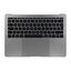 Apple MacBook Pro 13" A1708 (Late 2016 - Mid 2017) - Superior Ramă Tastatură + Tastatură UK + Microfon + Trackpad + Boxe (Space Gray)