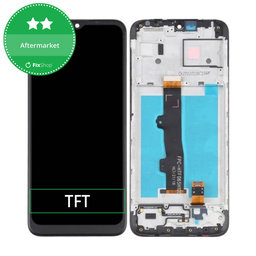 Motorola Moto E7 Power, E7i Power - Ecran LCD + Sticlă Tactilă + Ramă (Black) TFT