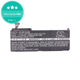 Apple MacBook 13" A1342 (Late 2009 - Mid 2010) - Baterie A1331 5400mAh HQ
