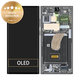 Samsung Galaxy S23 Ultra S918B - Ecran LCD + Sticlă Tactilă + Ramă (Green) - GH82-30466C, GH82-30465C Genuine Service Pack