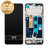 Oppo A54s CPH2273 - Ecran LCD + Sticlă Tactilă + Ramă (Black) - 4908020 Genuine Service Pack