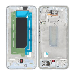 Samsung Galaxy A34 5G A346B - Ramă Mijlocie (Silver) - GH82-31312B Genuine Service Pack