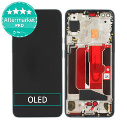 OnePlus Nord - Ecran LCD + Sticlă Tactilă + Ramă (Black) OLED