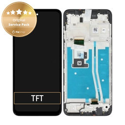 Motorola Moto G53 5G - Ecran LCD + Sticlă Tactilă + Ramă (Black) - 5D68C22150 Genuine Service Pack