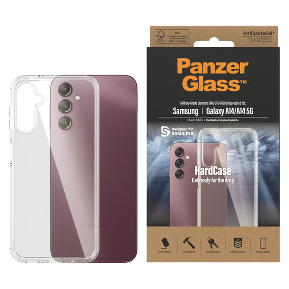 Caz HardCase AB pentru Samsung Galaxy A14/A14 5G, Transparent, PanzerGlass