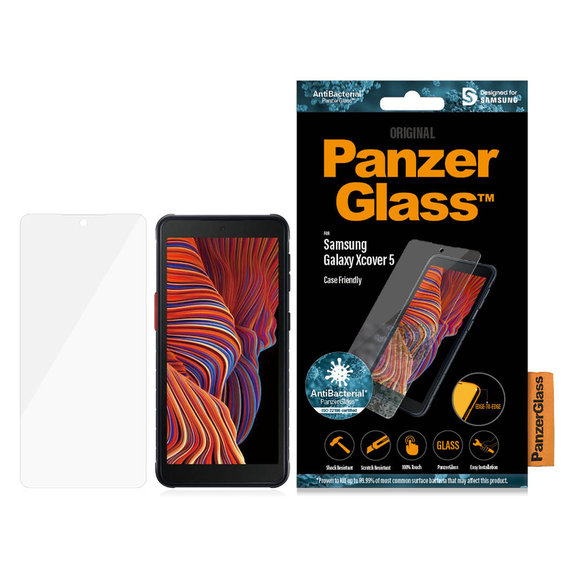 Sticlă securizată Case Friendly AB pentru Samsung Galaxy Xcover 5, Transparent, PanzerGlass
