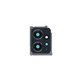 Xiaomi Redmi Note 12 23021RAAEG 23021RAA2Y - Sticlă Cameră Spate + Ramă (Onyx Grey) - 56000600M700 Genuine Service Pack