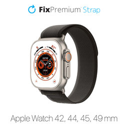 FixPremium - Curea Trail Loop pentru Apple Watch (42, 44, 45 & 49mm), space gray