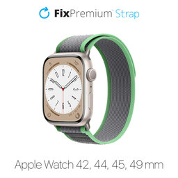 FixPremium - Curea Trail Loop pentru Apple Watch (42, 44, 45 & 49mm), turcoaz