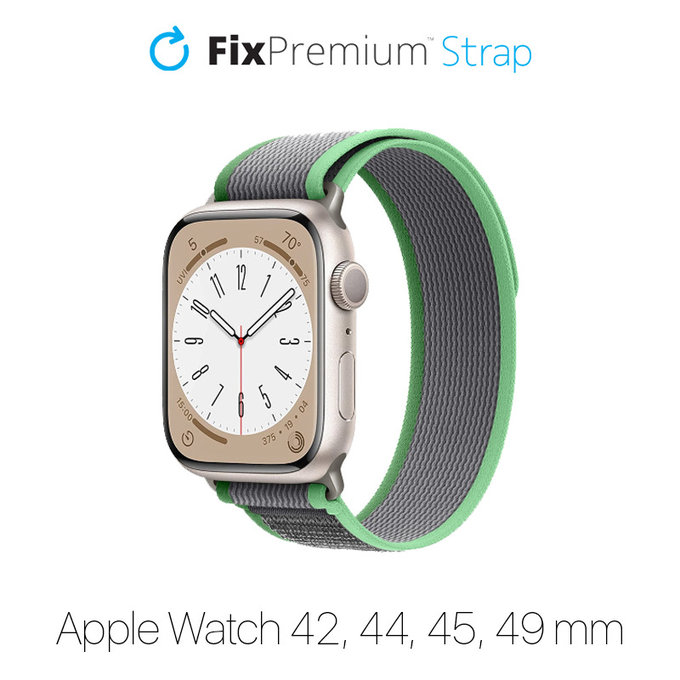 FixPremium - Curea Trail Loop pentru Apple Watch (42, 44, 45 & 49mm), turcoaz