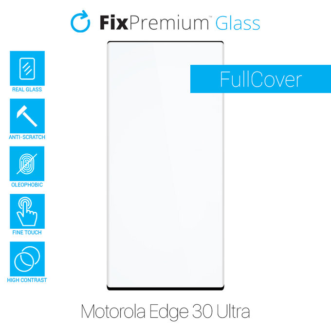 FixPremium FullCover Glass - Geam securizat pentru Motorola Edge 30 Ultra