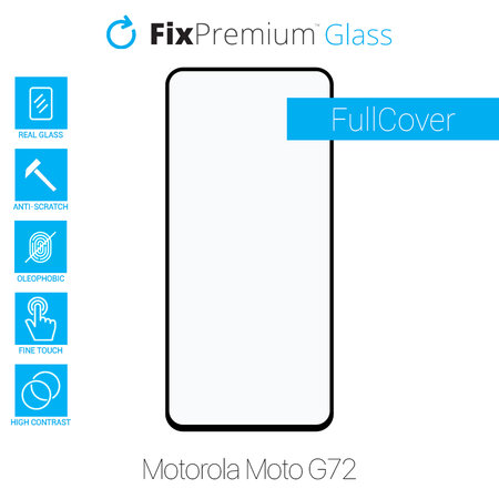 FixPremium FullCover Glass - Geam securizat pentru Motorola Moto G72