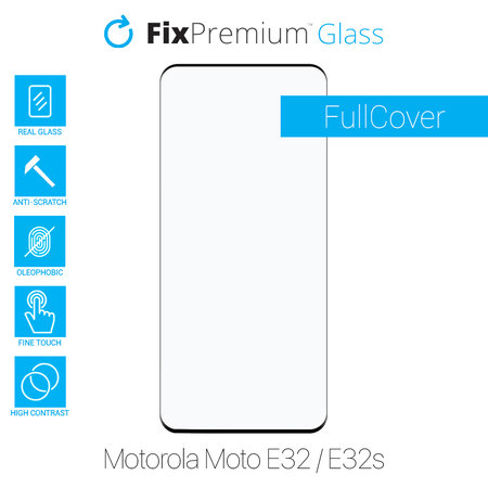 FixPremium FullCover Glass - Geam securizat pentru Motorola Moto E32 & E32s