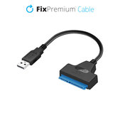 FixPremium - Cablu - USB / SATA 2.5", negru