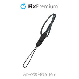 FixPremium - Curea pentru AirPods Pro 2, negru