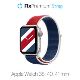 FixPremium - Nylon Curea pentru Apple Watch (38, 40 & 41mm), international