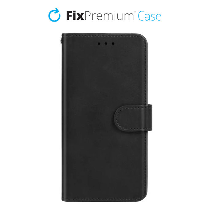 FixPremium - Caz Book Wallet pentru iPhone 11 Pro, negru