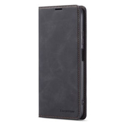 FixPremium - Caz Business Wallet pentru iPhone 13 & 14, negru