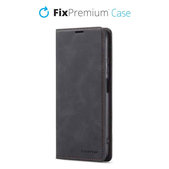 FixPremium - Caz Business Wallet pentru iPhone 14 Pro Max, negru