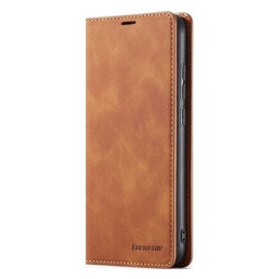 FixPremium - Caz Business Wallet pentru Xiaomi Redmi Note 11, maro