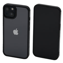 FixPremium - Puzdro Invisible pre iPhone 13 a 14, čierna