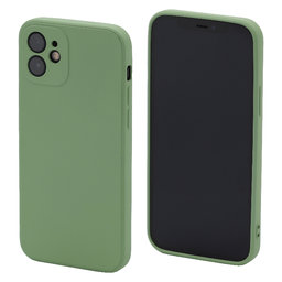 FixPremium - Caz Rubber pentru iPhone 12 & 12 Pro, verde