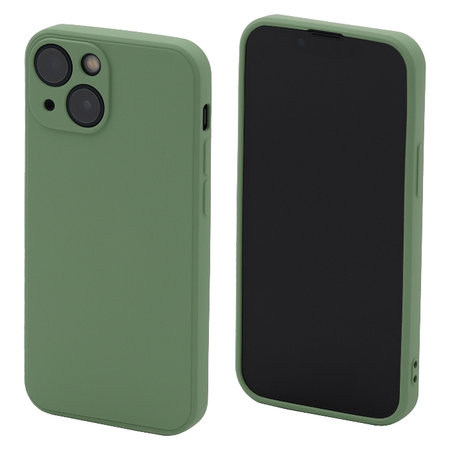 FixPremium - Caz Rubber pentru iPhone 13 mini, verde