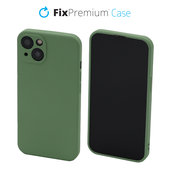 FixPremium - Caz Rubber pentru iPhone 13 & 14, verde