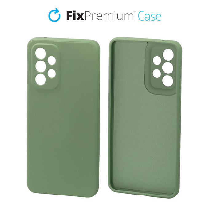 FixPremium - Caz Rubber pentru Samsung Galaxy A33 5G, verde