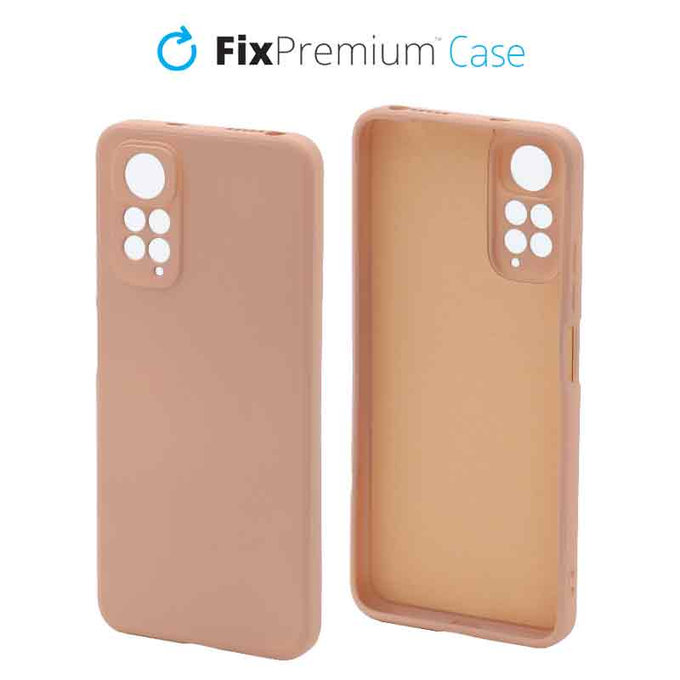 FixPremium - Caz Rubber pentru Xiaomi Redmi Note 11, portocale