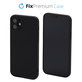 FixPremium - Caz Rubber pentru iPhone 12 mini, negru