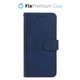 FixPremium - Caz Book Wallet pentru iPhone 11, albastru