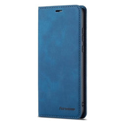 FixPremium - Caz Business Wallet pentru iPhone 11, albastru