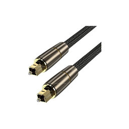 FixPremium - Audio Cablu Optic (2m), de aur