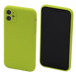 FixPremium - Silicon Caz pentru iPhone 11, neon green