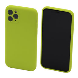 FixPremium - Silicon Caz pentru iPhone 11 Pro, neon green
