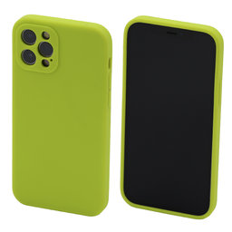 FixPremium - Silicon Caz pentru iPhone 12 Pro, neon green