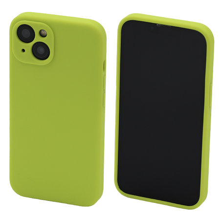 FixPremium - Silicon Caz pentru iPhone 13, neon green