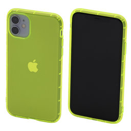 FixPremium - Caz Clear pentru iPhone 11, galben