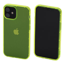 FixPremium - Caz Clear pentru iPhone 13 mini, galben