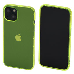 FixPremium - Caz Clear pentru iPhone 14, galben