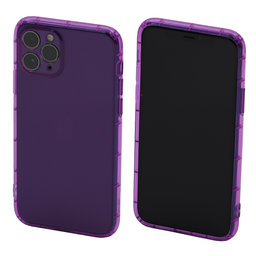 FixPremium - Caz Clear pentru iPhone 11 Pro, violet