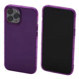 FixPremium - Caz Clear pentru iPhone 12 Pro Max, violet