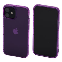 FixPremium - Caz Clear pentru iPhone 13 mini, violet