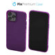 FixPremium - Caz Clear pentru iPhone 13 Pro, violet