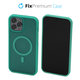 FixPremium - Caz Clear cu MagSafe pentru iPhone 13 Pro, mint blue