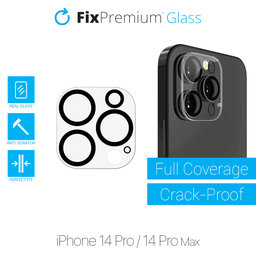 FixPremium Glass - Geam securizat a camerei din spate pentru iPhone 14 Pro & 14 Pro Max