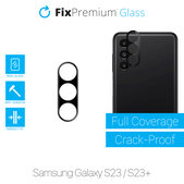 FixPremium Glass - Geam securizat a camerei din spate pentru Samsung Galaxy S23 & S23+